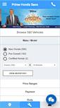 Mobile Screenshot of primehondasaco.com